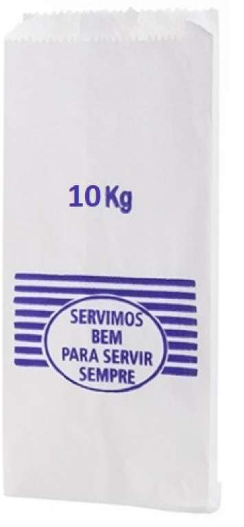 MP - SACO PAPEL MONO SERVIMOS BEM 10KG - PT.500UN